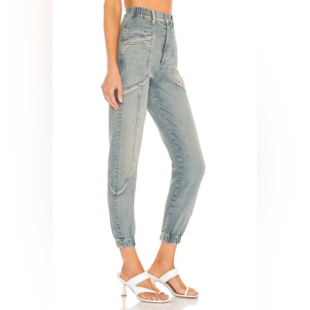 EUC Retrofete Myla Denim Jogger in Romano Size 28 - Picture 8 of 9